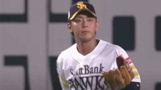 「送球速度160キロ超えてる説」　三遊間深くからの爆肩、今宮は「魅せる守備すごい」