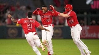 【MLB】エ軍伏兵がサヨナラスクイズ　陰の努力をトラウト大絶賛「準備をしていれば」