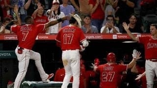 【MLB】豪快弾の大谷翔平に水かけて祝福「毎回やれたらいいね」　発案者が語る狙い