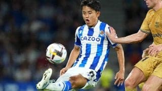 ソシエダの久保建英が飛び切りの笑顔！ユナイテッド戦前練習でのサディクとの2ショットにファン反応「楽しそうやな」「かわいい！」