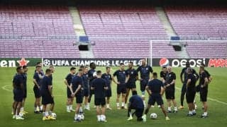 「これぞバルサ」練習中に魅せたバルセロナの「ボール入れゲーム」が「世界一のチームワーク」と話題に！ 「CLで優勝できる」とサポーターが沸いたTRの一コマ