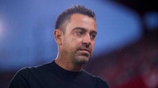 「完全にスペクタクル」チャビ監督、CL初戦でハットトリックのレヴァンドフスキを称賛「我々にとっては最高の選手」