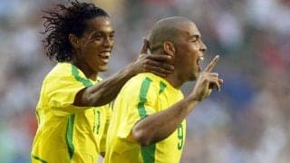 「日韓W杯を思い出す」元祖ロナウドとロナウジーニョの2ショットが反響「二人ともだいぶ変わった」