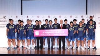 V1男子新参戦の東京GBがクラブビジョンを発表 豪華な仕掛けが続々