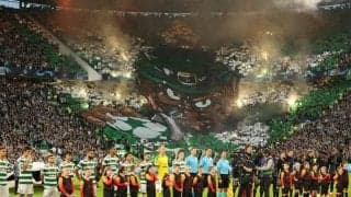 9歳の少年に発煙筒直撃で緊急治療…CLセルティックvsレアルのキックオフ直前に事件