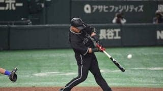 「打球が一瞬で消えた」　中田の“低弾道弾”に震撼「スイングスピードまじでレベチ」