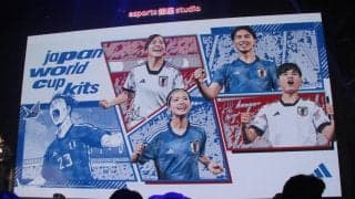 「最近渋谷行ってないけど行きたい」駅をジャックした日本代表新ユニフォーム広告が圧巻！「絵の迫力がすごい」