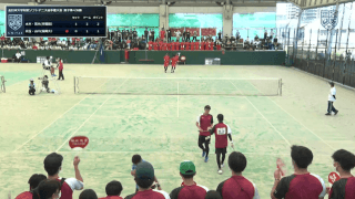 全日本大学対抗ソフトテニス選手権大会 男子準々決勝 早稲田大学vs福岡大学【フルマッチ】