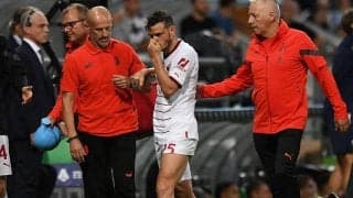 ミランに痛手…左大腿二頭筋断裂のフロレンツィが5カ月の離脱