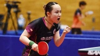 伊藤美誠 大接戦の勝利！早田ひなとの『みまひな』対決を制して石川の待つ決勝へ【卓球 全農CUP TOP32】