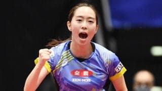 石川佳純 サウスポー対決で新鋭・長﨑美柚を下し決勝進出！【卓球 全農CUP TOP32】