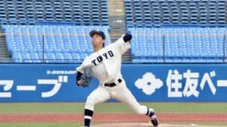[硬式野球] 石上祐、突然の初先発も８回無失点と大活躍　打線も７点援護で勝ち点１獲得