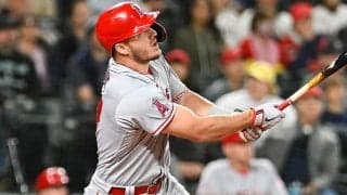 【MLB】トラウトが球団新記録の6試合連続本塁打　34号3ランで大谷抜きリーグ単独2位に