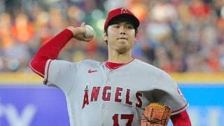 【MLB】大谷翔平、自身最速163キロ超に5回1失点7奪三振で今季12勝目の権利　W規定到達まであと「21」