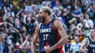 フランスがトルコに1点差で勝利しベスト8へ…ゴベアが20得点17リバウンドと大暴れ