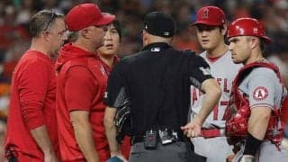 【MLB】大谷翔平、中指のマメで緊急降板もネビン監督「大丈夫」　5回1失点で12勝目