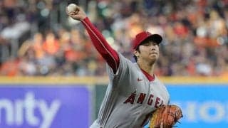 【MLB】大谷翔平、米自己最速163.2キロに手応え「いいこと」　右手マメ降板は「球速が影響」