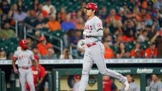 【MLB】大谷翔平、衝撃の片手弾が「なんてスイングだ」　驚愕アーチに現地放送席も熱狂