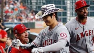 【MLB】大谷翔平は「何でも打っちゃうんだ」　低めカーブを右手一本で先制弾、被弾右腕は感服