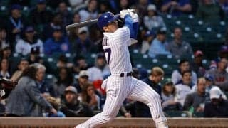 【MLB】鈴木誠也が3試合ぶりの13号ソロ　バックスクリーン右に突き刺す133m豪快弾