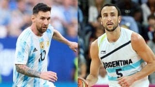 「僕はサッカー界のマヌと言われるべき」メッシが殿堂入りした母国のNBAスター・ジノビリを祝福し驚き広がる