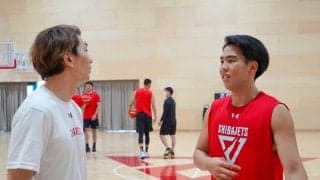 千葉ジェッツU18の藤井暖がトップチームの練習に参加「課題をより鮮明に知る機会となった」