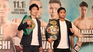 ファン待望の日本人対決は目を合わせず“口撃合戦”　寺地「バチバチ」京口「因縁ある」