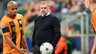 「これ以上は選手たちに求められない」シャフタールとドローのセルティック、ポステコグルー監督は旗手怜央の“幻ゴール“に「先制点は重要」