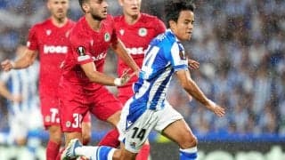 タイミング絶妙！ 久保建英が絶妙な飛び出しから決勝ゴールを“股抜き”アシスト、ソシエダを連勝に導く