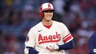 大谷翔平の打球に敵は困惑　高々打ち上げたラッキー二塁打に敵地記者「消えたようだ」