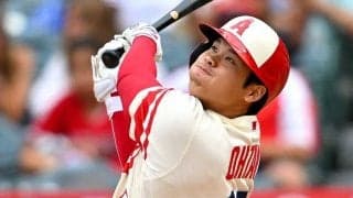 大谷翔平、ラッキー二塁打→激走で逆転ホームイン　二塁上では爽やかスマイルも