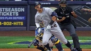 【MLB】ジャッジ、“振ってない”のに驚愕打　異次元パワーは「金属ならまだしも」「異常」