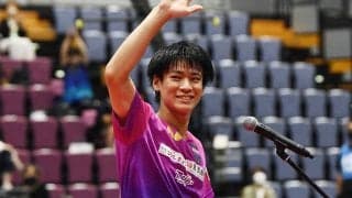 パリ五輪選考ポイント4位浮上の戸上隼輔。失意の全日本王者と恩師の長電話