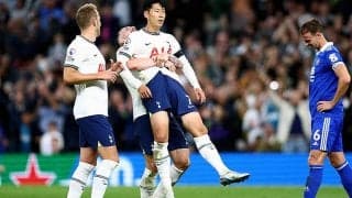 昨季PL得点王ソン・フンミンが完全復活の圧巻ハット！　スパーズがお馴染みレスターとの打ち合い制す《プレミアリーグ》