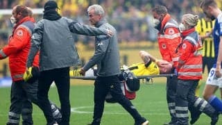 ロイス、またも大舞台前に不運…シャルケとのダービー戦で足首捻って担架で交代