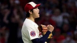 大谷翔平13勝目の中継は“異例”の放送終了　実況席が「2連勝です」と伝えた直後に一言