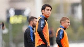 ｢全然雰囲気負けしてない｣!! 18歳MF中井卓大がレアルのトップチーム練習に参加! ｢真ん中に日本人がいる｣と話題となった｢練習画像｣