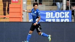 ｢日本代表に呼んでくれ｣!! 奥川雅也が今季4ゴール目!! 冷静にダイレクトで合わせて貴重な追加点! ビーレフェルトの3試合ぶり勝利に貢献