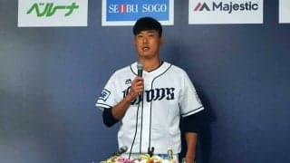 西武・内海哲也が引退会見　決断の理由は「若手選手たちの邪魔になってはいけない」