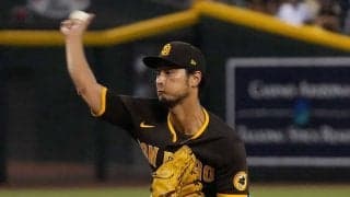 ダルビッシュ6回0封15勝目　リーグ最多QSに米記者喝采「またもや素晴らしい先発飾った」