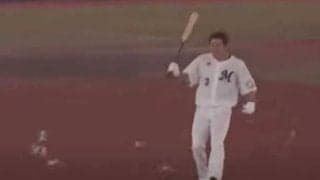 鳥の群れで試合中断　バット持ち撃退した角中に場内大拍手＆ネット絶賛「一番効いた」