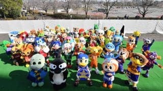 「可愛い」Jリーグクラブマスコットたちのモデル風ショットに注目「サマになってるカモメ一族」