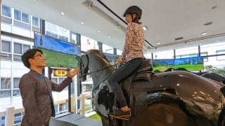日本ハム新球場、施設内にスタジオ型乗馬クラブ出店　最先端シミュレーターで乗馬体験が可能