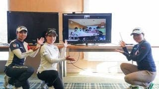女子ゴルフ3人が子供たちとマリオゴルフで交流　西村優菜「ゲームは初めてでしたが…」