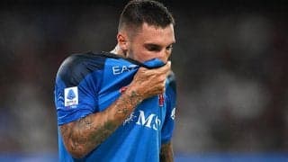 ポリターノが右足首靭帯を損傷…全治3週間