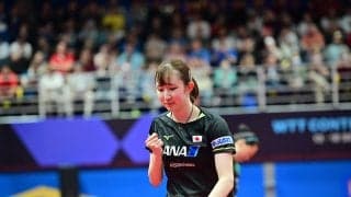 早田ひなV！今大会2ゲームしか奪われずに優勝 9月30日開幕の世界卓球に弾み【卓球 WTTアルマトイ】