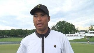 松山英樹「相手が安定したプレーだった」　A.スコットと組んだ初日は完敗