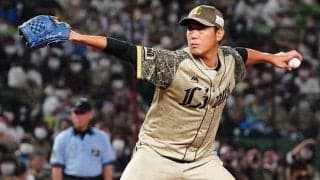 里崎氏も絶賛「歴史を物語るすばらしい投球」　パ8月の“3つの名場面”を販売