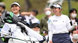 山下美夢有「60」同組の青木瀬令奈は初体験に驚き「マーカーとして初めて60って書いた」