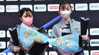 みうひな対決を制した早田が単複で2冠。篠塚は強豪を連覇して堂々のベスト4【卓球 WTTアルマトイ／結果まとめ】
